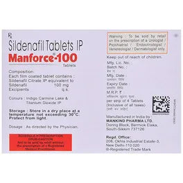 Manforce 100 mg Tablet